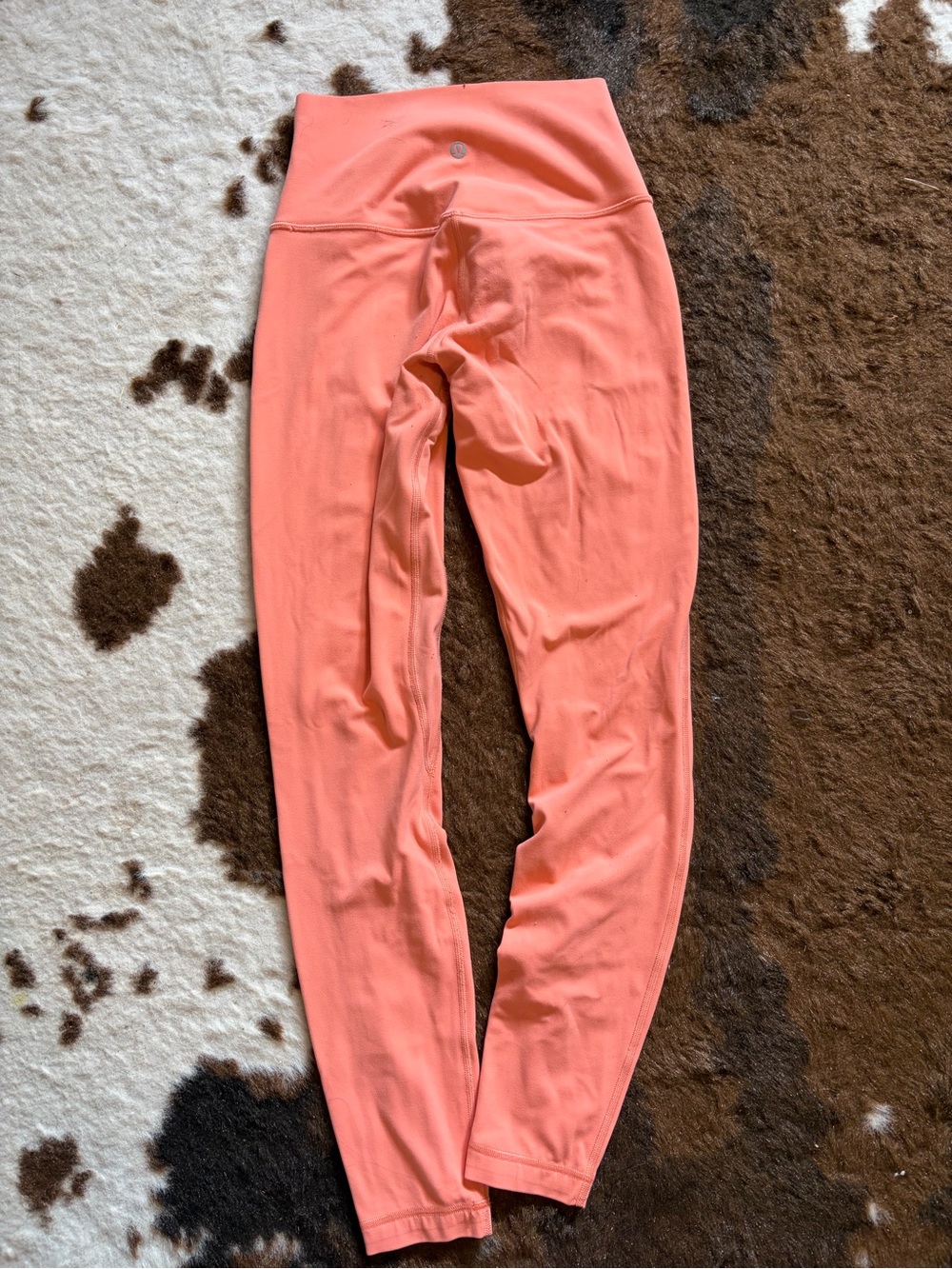 lululemon athletica coral pink align leggings